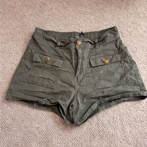 Vuori Olive Green Women's Shorts